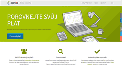 Desktop Screenshot of platy.cz