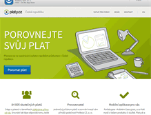 Tablet Screenshot of platy.cz