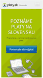 Mobile Screenshot of platy.sk